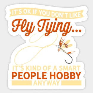 FLY FISHING: Fly Tying Gift Sticker